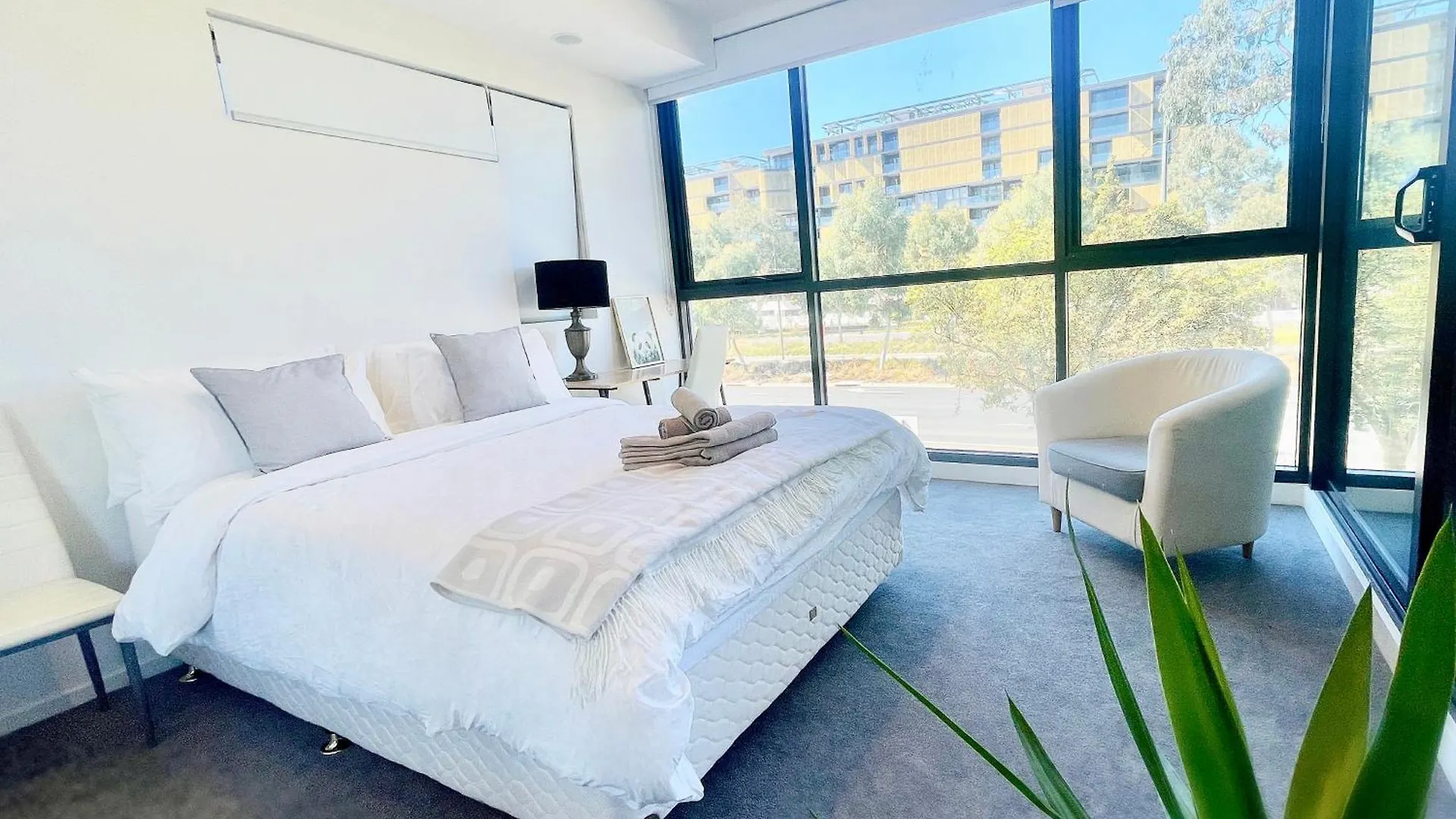 Brand New Stylish 1Br Apartment, Specious Space, Free Parking, Self Check-In Canberra